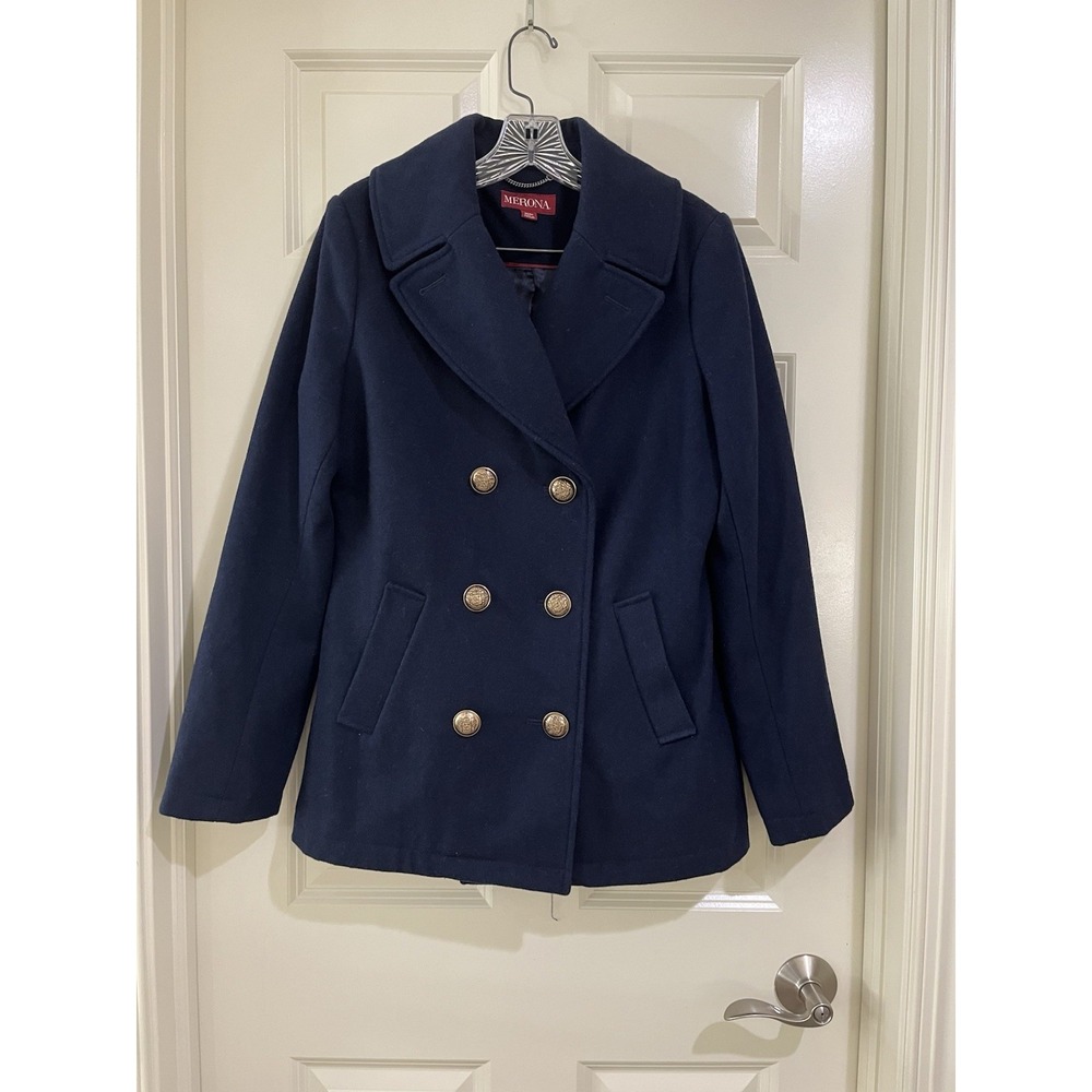 MERONA women wool blend coat size M